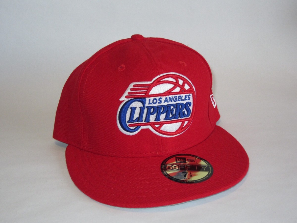 Los Angeles Clippers NBA Red New Era 59Fifty Hat Cap 7 1/8 NEW