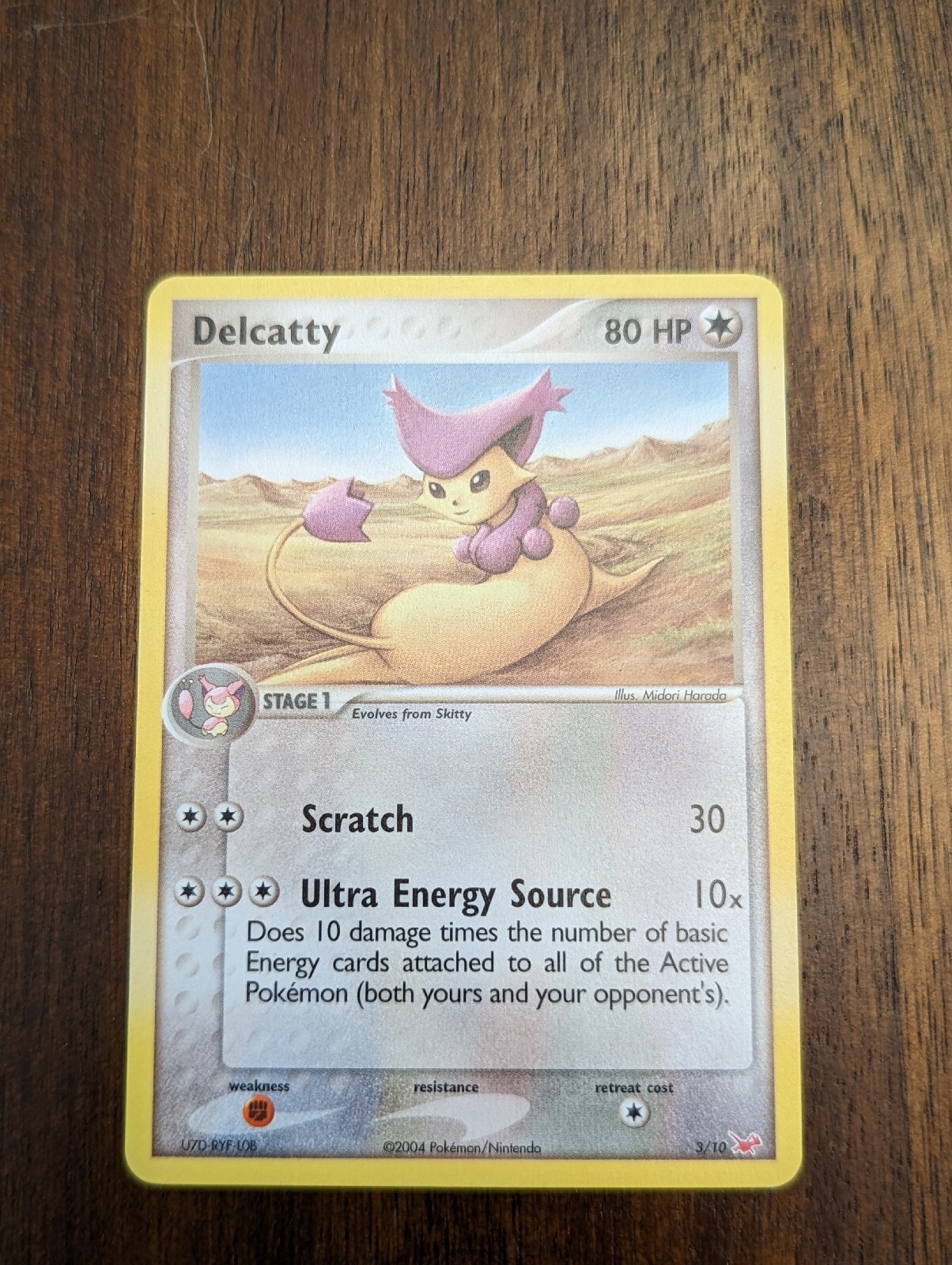 Delcatty 3/10 Pokemon Card