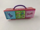 Tara Toy Barbie Accessory Case Pink Plastic Storage Organizer 9" Vintage 1999