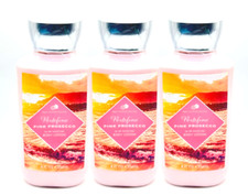 3 BATH  BODY WORKS BODY LOTION SHEA BUTTER PORTOFINO PINK PROSECCO 8 FL OZ NEW