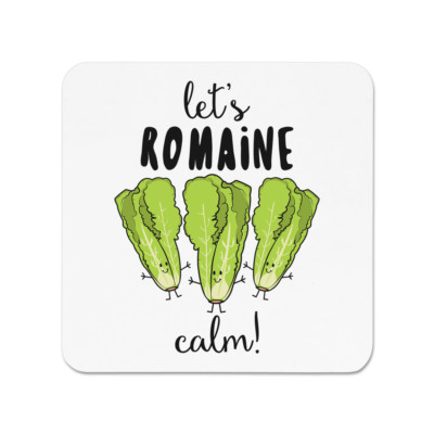 Let's Romaine Calm Kühlschrankmagnet - Lustiger Essensalat