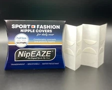 NipEaze Sport + Fashion Full Size Nipple Covers- Value Pack - 50pairs 1.25inch
