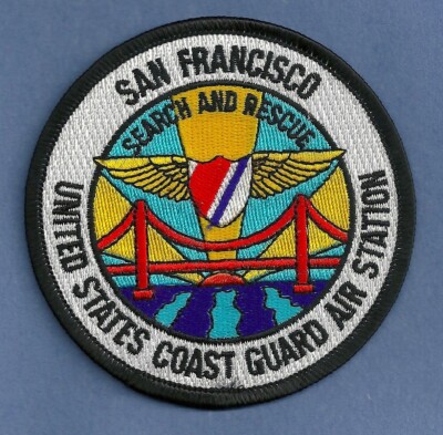 UNITED STATES COAST GUARD SAN FRANCISCO AIR STATION SEARCH & RESCUE PATCH