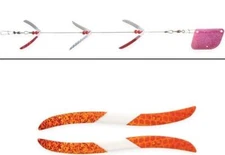 Mack's Large 3 Blade Flash lite Troll Copper Fishing Lure 90lb test