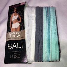 Bali Bonus Pack 3 1 Comfort Luxe Panties Assorted Sz 10 K882G1