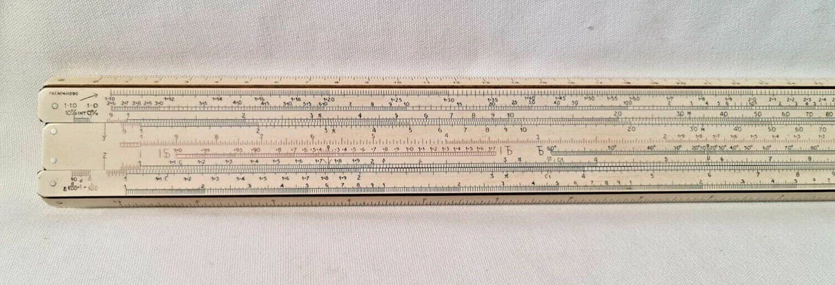 Slide ruler for sale outlet