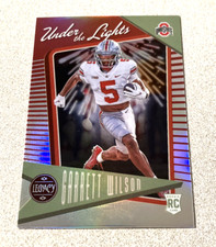 2022 Panini Legacy Under The Lights Ruby RC #UL-8 Garrett Wilson Ohio State /50