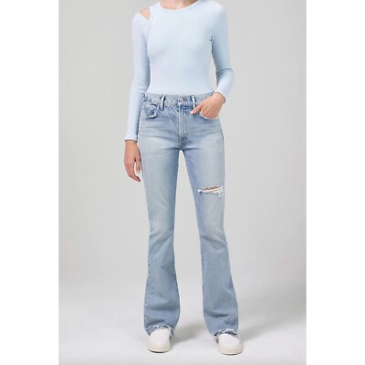 Citizens of Humanity Emmanuelle Low Rise Boot Flare Jeans in Celestine Size  30