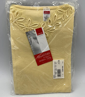 Vintage Con-ta Bodywear Tank women size 42 Yellow NEW