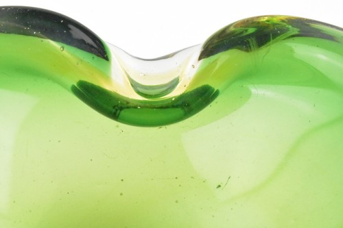 Vintage Green Glass Ashtray - Picture 8 of 8