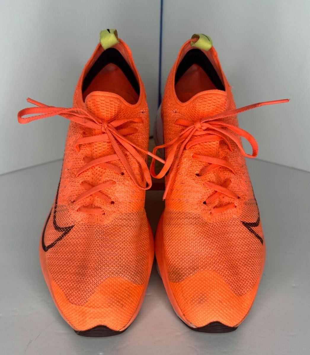 Nike Air Zoom Tempo FK GS Bright Mango Shoes Size 7Y Womens 8.5