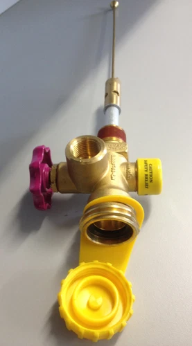 45KG Domestic  LPG Tank Institu Valve with automotive filler point.