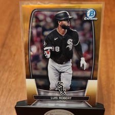 2023 Bowman Chrome Luis Robert #76 Gold Refractor /50 Chicago White Sox