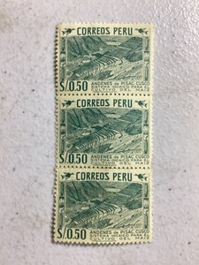 Inca farming system for corn crop, Andenes Pisac Cusco, Perú 1952, Green 3