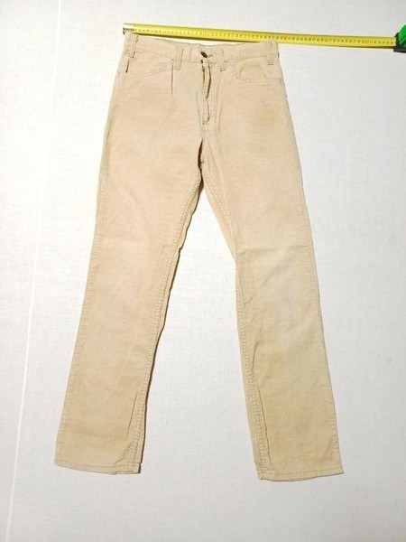 Women Levi's Trousers Peach Velvet 36