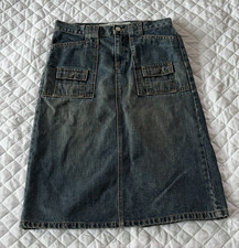 GAP y2k vintage Women's Denim Knee Length Straight/Pencil Skirt Size 2 Cotton