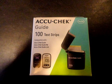 Accu-Chek Guide Test Strips 100 Count Exp 12/2027 Sealed Box