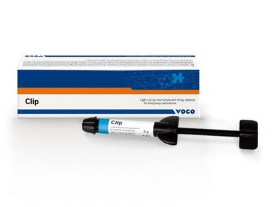 Voco 1285 Clip Provisional Filling Material Tripack Syringes 3/Pk 4gm