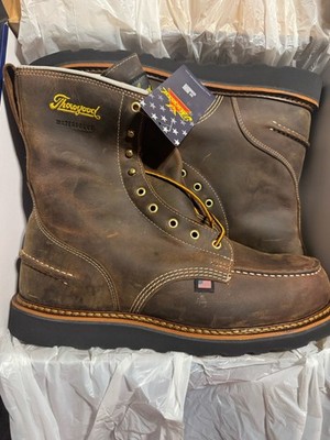 Thorogood Men's American Heritage Steel Toe Work Boot, Size 13D, Brown