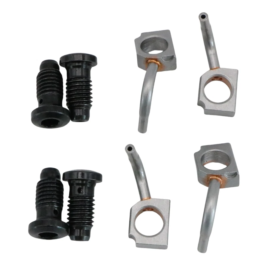 4X Arrasadores de pistón de aceite de motor para VW Passat Jetta Golf R32 Audi A4 S4 06B103154 Foto 2 de 4