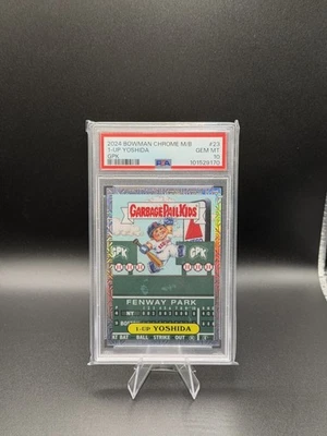 2024 Bowman Chrome Mega Box Garbage Pail Kids 1-UP Yoshida BGP-23 PSA 10 - Bild 1 von 2