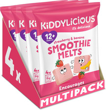Strawberry & Banana Smoothie Melts - Delicious Snacks for Kids - Suitable for 12