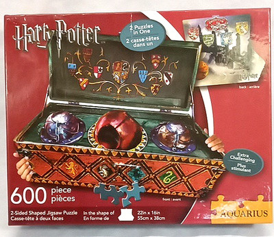 Harry Potter Double Sided Puzzle 600 PCs. 22''x16'' Ages 14+  Extra Challenging