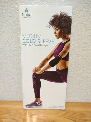 NatraCure Cold Therapy Compression Sleeve - Medium - 360° Relief - Brand New