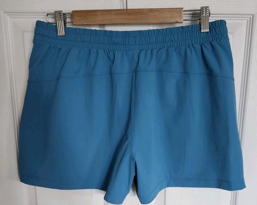 Pantaloncini Fabletics donna grandi blu The One corti 3" tasca zip vita alta nuovi senza etichette - Foto 2 di 13