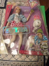 Barbie Extra Doll #2 Shimmery Look with Puppy Pink/Purple Hair Mattel GVR05