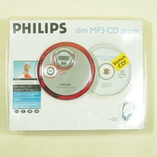 Philips Expanium MP3 CD Player Red EXP3369 Jog Proof New READ