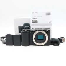 Sony Alpha ZV-E10 Mirrorless Camera body Shutter Count 1126 [Exc+3]