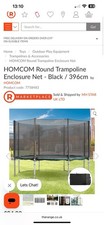 Trampoline Safety Net Enclosure Surround 10ft