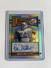 2025 Panini Prizm - Flashback Autographs Bruce Matthews #FLA-BMS /149 (AU)