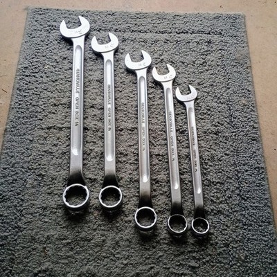 Stahlwille 14 Combination Spanner OPEN-BOX, Long Wrench Set 36 32 30 27 24 mm 