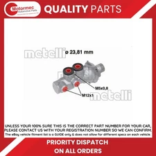 Metelli Brake Master Cylinder 05-0695