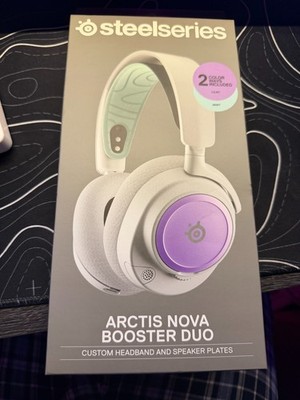 SteelSeries Exclusive Arctis Nova Booster Duo - Lilac/ Mint Colors - NEW
