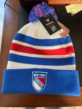 Men's Fanatics Cream/Blue New York Rangers 2026 NHL Winter Classic Cuffed Pom