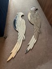 Laura Ashley Peacock bevelled Mirror Wall Art….. PAIR! 