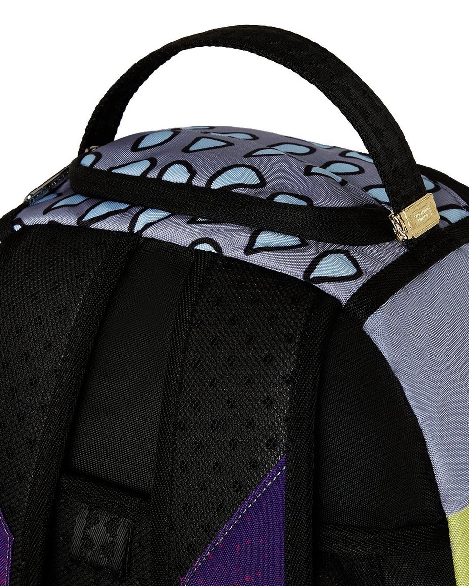 Sprayground Silver Punk DLXR Backpack Unisex L Multi Laptop