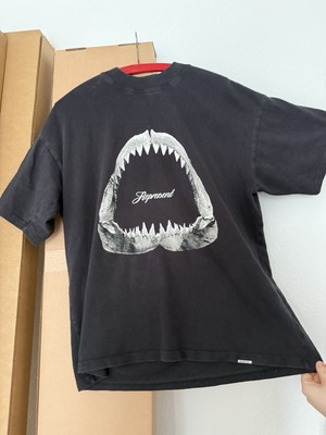 Represent Shark Jaws T-shirt Off Black | S