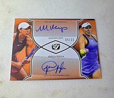 2025 Topps Triumphant Tennis Dual Auto Jessica Pegula 🔥 Madison Keys 4/25