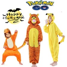 Tier Pyjamas Pikachu Onesie11 Kinder Charmander Kostüm Halloween