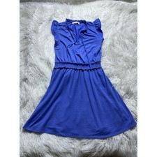 Loft Ruffle Dot Fit & Flare Dress