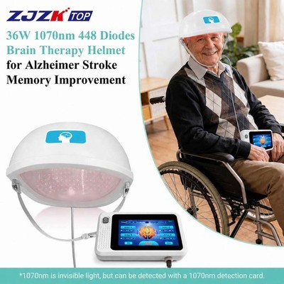 1070nm Near Infrared Light Therapy Helmet 36W Brain Wellness PBM for Memory