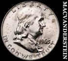 1963-D Franklin Half Dollar-Choice Gem BU Splotchy No Reserve #G8615