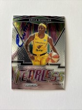 2021 WNBA Prizm Erica Wheeler Autographed Card #9 LA Sparks CB2519