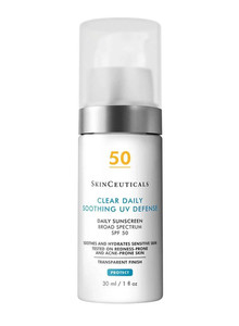 NIB SkinCeuticals Clear Daily Soothing UV Defense Sunscreen SPF 50 SEALED 30 ml
