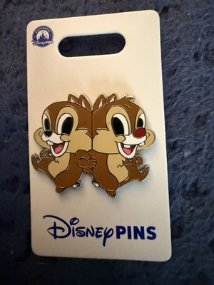 Disney Pin 2022 DLR Disney Parks Cutie Chip & Dale Back To Back Pin