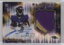 2015 Topps Platinum Rookie Pulsar Refractor 11/50 Javorius Allen Patch Auto 2s2